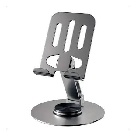 Soporte metálico ajustable premium para celular y tablet - estable y antideslizante